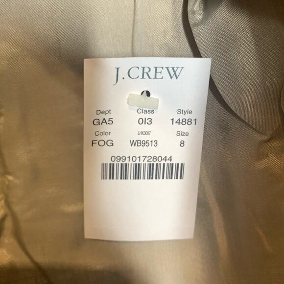 J. CREW COLLECTION Y2K 90s Women's Metallic Gold Mini Skirt NWT 8 Festival Retro - Picture 3 of 8